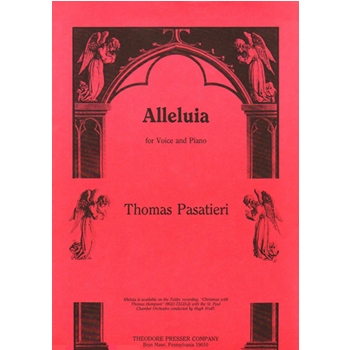 Alleluia For Voice and Piano by Pasatieri Thomas Anonymous for