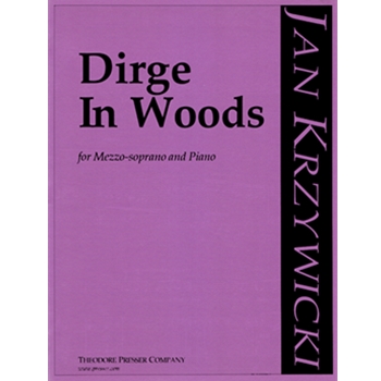 Dirge In Woods by Krzywicki Jan Meredith George for Solo Mez-s