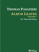 Album Leaves Vol. 1 by Pasatieri Thomas Walt Whitman Sheila for