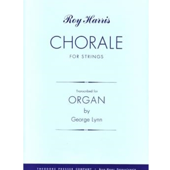 Chorale for Strings Transcribed for Organ by Harris Roy for
