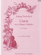 Canon over a Basso Ostinato for Organ by Pachelbel Johann - Agay Denes - for