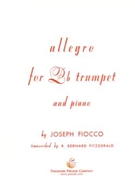 Allegro by Fiocco Joseph-Hector - Fitzgerald R Bernard - for Trumpet and Piano