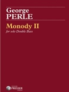 Monody II For Solo Double Bass by Perle George for