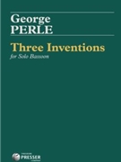 Three Inventions For Solo Bassoon by Perle George for