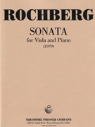 Sonata for Viola and Piano by Rochberg George for Viola and Piano