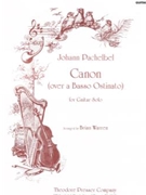 Canon (over a Basso Ostinato) for Guitar Solo by Pachelbel Johann - Warren Brian - for
