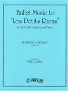 Ballet Music From Les Petits Riens by Mozart Wolfgang Amadeus - Gordon - for Violin and Piano