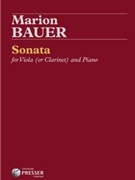 Sonata for Viola (or Clarinet) and Piano by Bauer Marion for