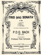 Trio (sic) Sonata for 2 Flutes Tambourine and Tuba by Bach P.D.Q. Professor Peter Schi for