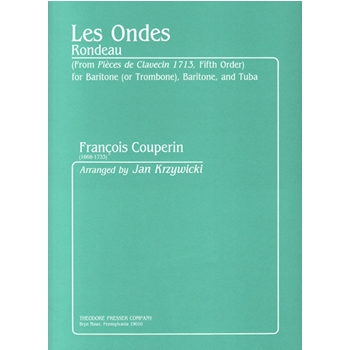 Les Ondes Rondeau - From "Pieces De Clavecin 1713" Fifth Order - for Baritone (Or Trombone) Barito by Couperin Francois - Krzywicki Jan - for