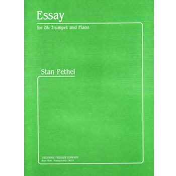 Essay For B-Flat Trumpet and Piano by Pethel Stan for