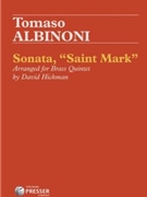 Sonata Saint Mark by Albinoni Tomaso - Hickman David - for Brass Quintet