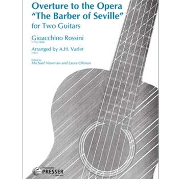Overture To The Opera The Barber Of Seville For Two Guitars by Rossini Gioachino - Varlet A. H. - for