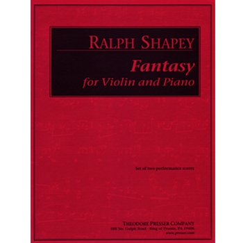 Fantasy For Violin and Piano - Set Of Two Performance Scores by Shapey Ralph for