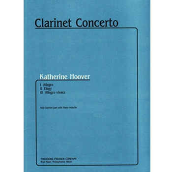 Clarinet Concerto by Hoover Katherine for