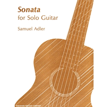 Sonata For Solo Guitar by Adler Samuel for