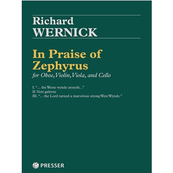 In Praise Of Zephyrus by Wernick Richard for