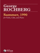 Summer 1990 Piano Trio No. 3 by Rochberg George for
