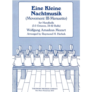 Eine Kleine Nachtmusik (Mavement Iii-Menuetto) For Handbells (3-5 Octaves 34-42 Bells) by Mozart Wolfgang Amadeus - Herbek Raymond - for