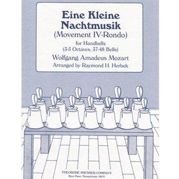 Eine Kleine Nachtmusik (Movement Iv-Rondo) - for Handbells (3-5 Octaves 37-48 Bells) by Mozart Wolfgang Amadeus - Herbek Raymond - for