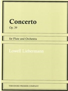 Concerto by Liebermann Lowell for Flute and Piano