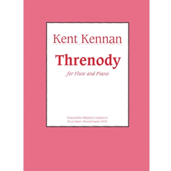 Threnody For Flute and Piano by Kennan Kent for