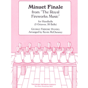 Minuet Finale From "The Royal Fireworks Music" - for Handbells (3 Octaves 30 Bells) by Handel George Frideric - McChesney Kevin - for
