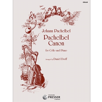 Canon In D by Pachelbel - Dorff Daniel - for Cello and Piano
