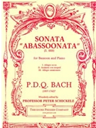 Sonata Abassoonata (S.888) by Bach P.D.Q. for