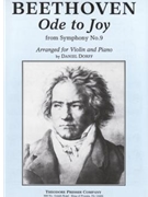Ode To Joy by Beethoven Ludwig van - Dorff Daniel - for Violin and Piano