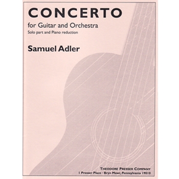 Concerto For Guitar & Orchestra by Adler Samuel for Guitar and Piano