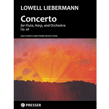 Concerto by Liebermann Lowell for Flute and Piano