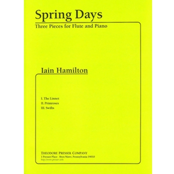 Spring Days by Hamilton Iain for Flute and Piano