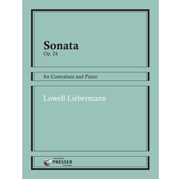 Sonata by Liebermann Lowell for String Bass and Piano