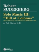 Solo Music Iii Bill at Colonus by Suderburg Robert for