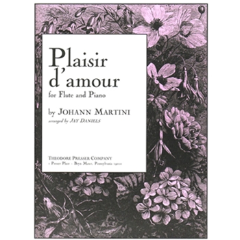 Plaisir D'amour by Martini J - Daniels J - for Flute and Piano