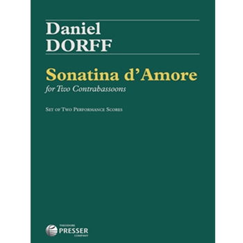 Sonatina D'amore by Dorff Daniel for Contrabassoon Duet