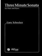 3 Minute Sonata by Schocker Gary for Flute and Piano