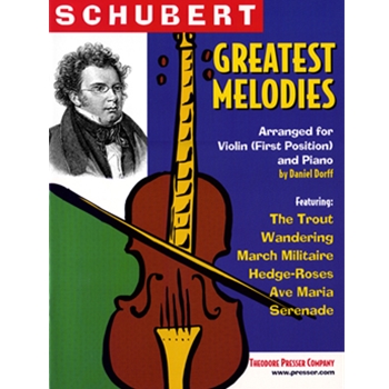 Schubert Greatest Melodies by Dorff Daniel - Dorff Daniel - for Violin and Piano