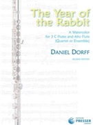Year Of The Rabbit by Dorff Daniel for Flute Quartet