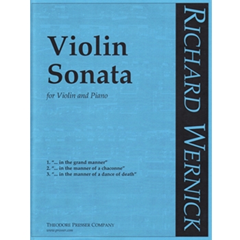 Violin Sonata by Wernick Richard for Violin and Piano