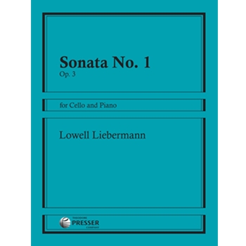 Sonata No.1 For Cello and Piano by Liebermann Lowell for