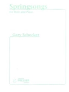 Spring Songs by Schocker Gary for Flute and Piano