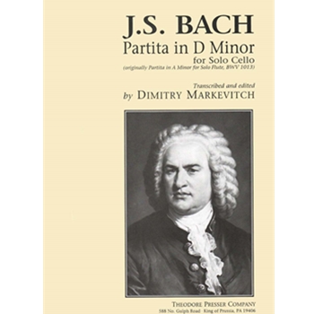 Partita In D Minor (Bwv 1013) For Solo Cello by Bach Johann Sebastian for