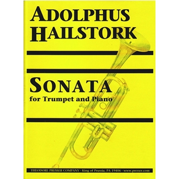 Sonata For Trumpet by Hailstork Adolphus for Trumpet and Piano