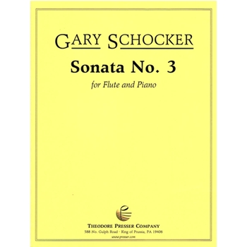 Sonata #3 by Schocker Gary for Flute and Piano