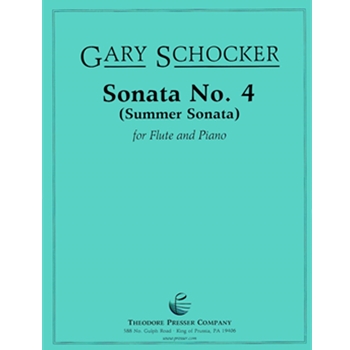 Sonata #4 (summer Sonata) by Schocker Gary for Flute and Piano