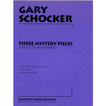 3 Mystery Pieces by Schocker Gary for Flute and Piano