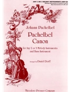 Canon In D by Pachelbel - Dorff Daniel - for Instrument Quartet