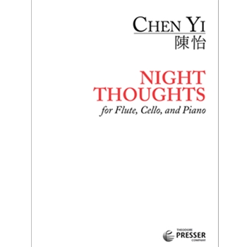 Night Thoughts by Chen Yi for Instrument Duet